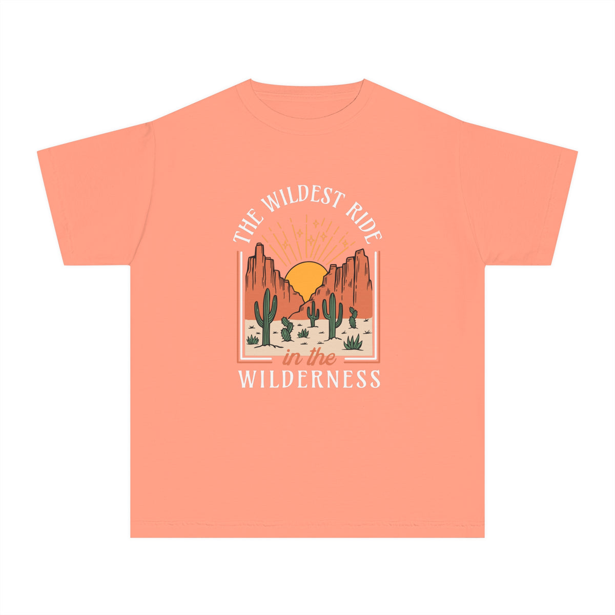 The Wildest Ride In The Wilderness Comfort Colors Youth Midweight Tee