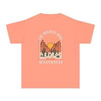 The Wildest Ride In The Wilderness Comfort Colors Youth Midweight Tee