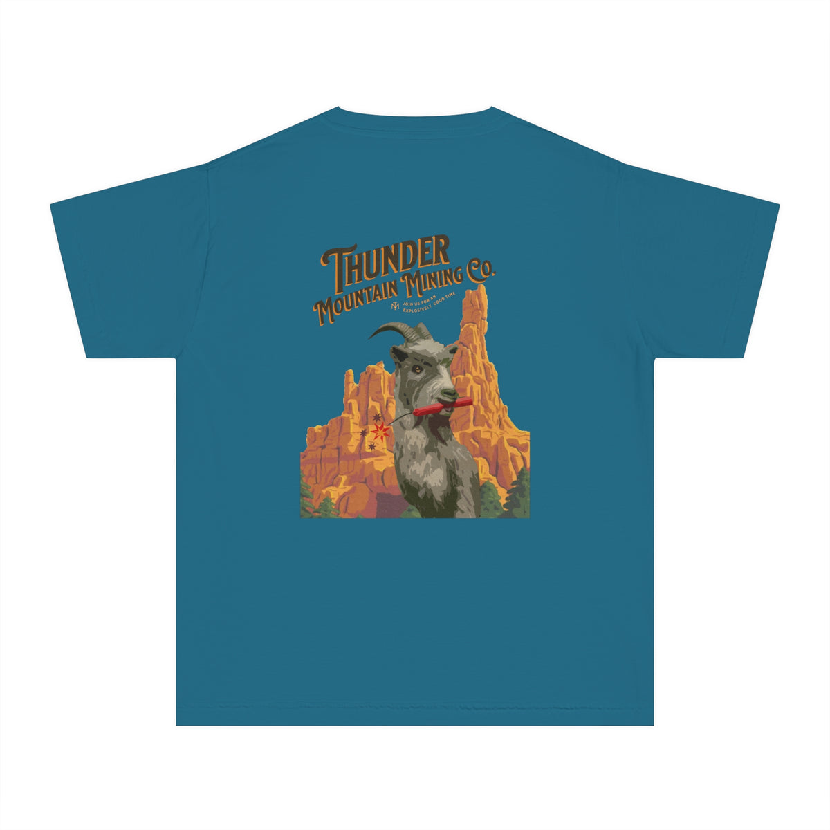 Thunder Mountain Mining Co. Comfort Colors Youth Midweight Tee