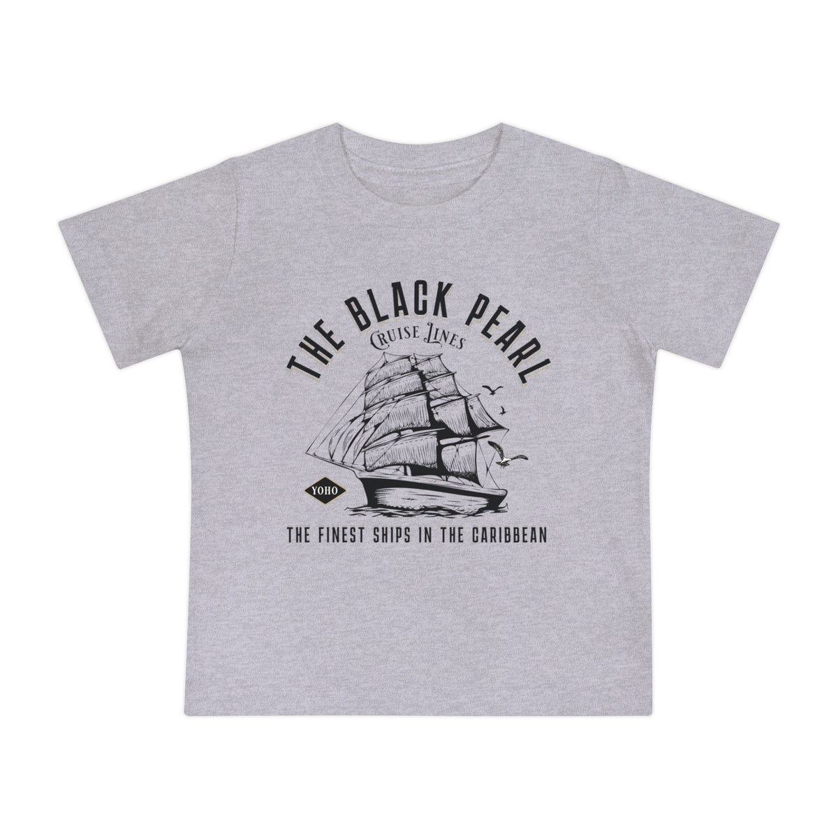 Black Pearl Cruise Lines Bella Canvas Baby Short Sleeve T-Shirt