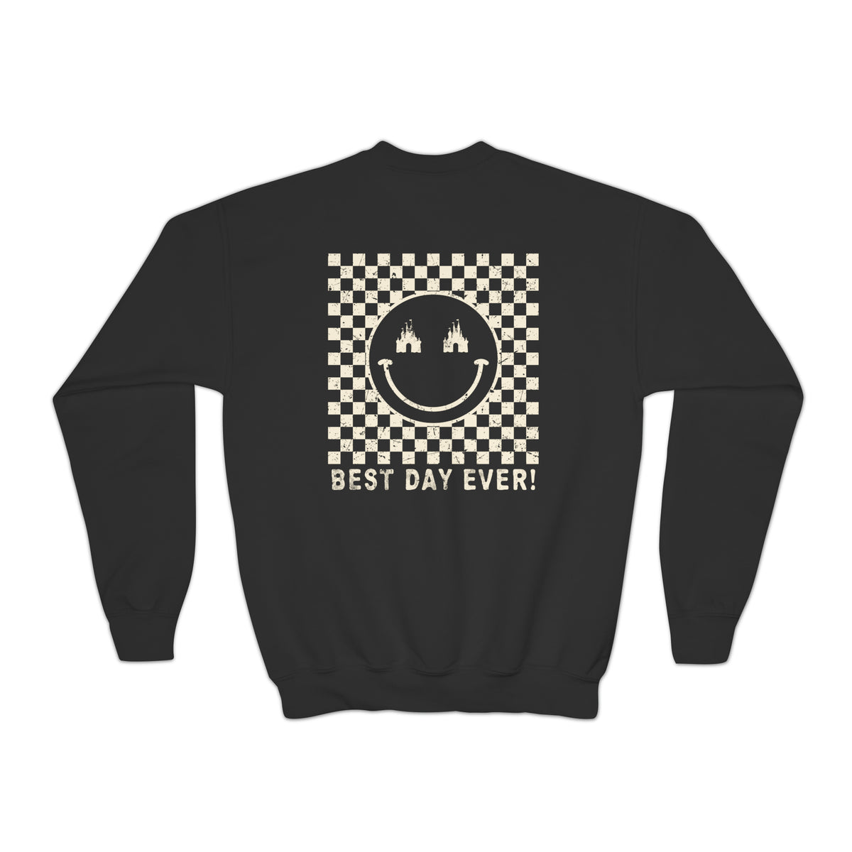 Best Day Ever Gildan Youth Crewneck Sweatshirt