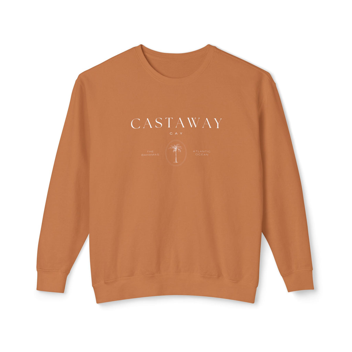 Castaway Cay Unisex Lightweight Comfort Colors Crewneck Sweatshirt