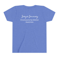 Joey's Journey Chromosome 6q Deletion Awareness Bella Canvas Youth Short Sleeve Tee