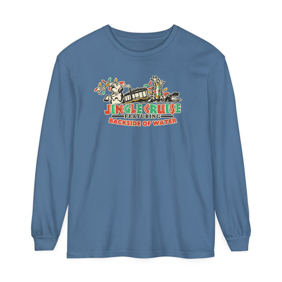 Jingle Cruise Comfort Colors Unisex Garment-dyed Long Sleeve T-Shirt