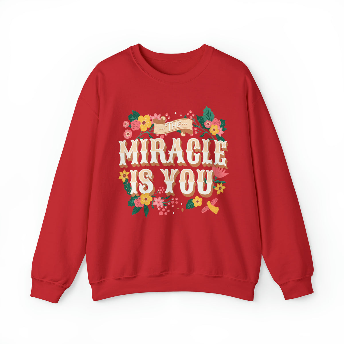 The Miracle Is You Gildan Unisex Heavy Blend™ Crewneck Sweatshirt