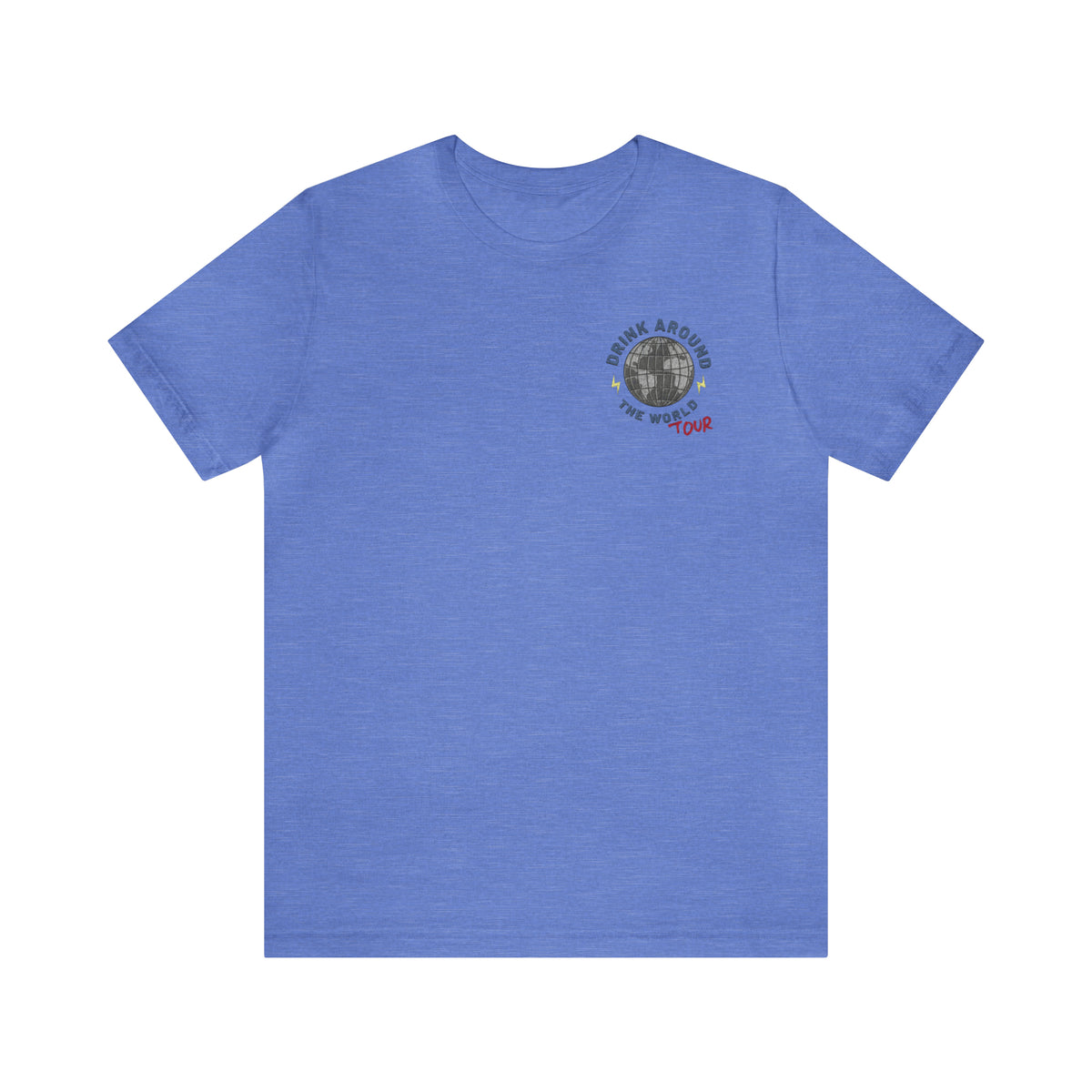 Drink Around The World Tour Bella Canvas Unisex Jersey Short Sleeve Tee