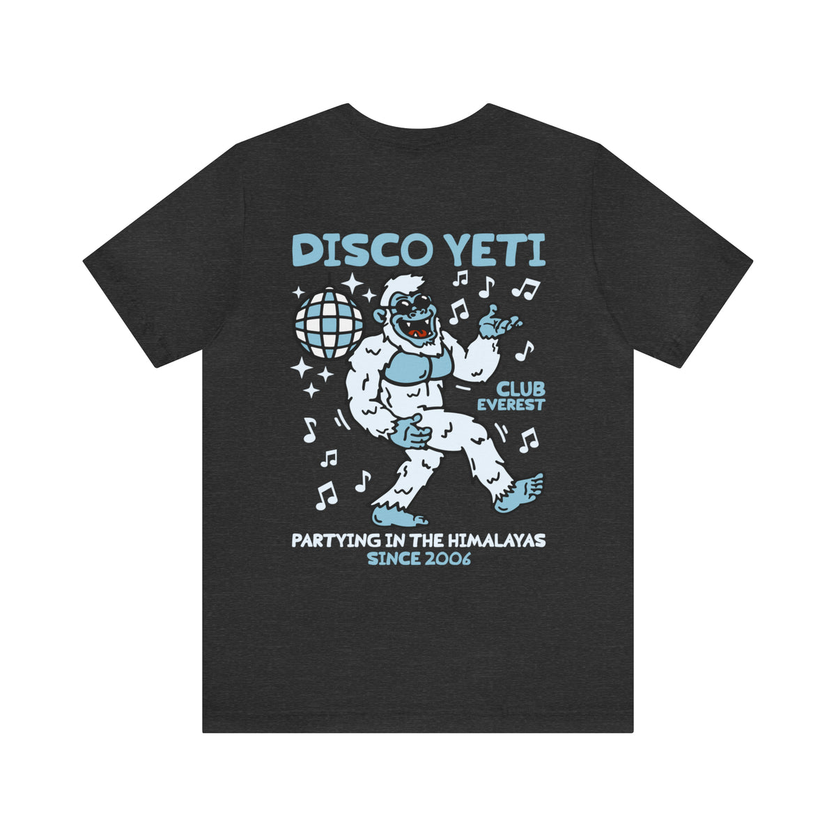 Disco Yeti Bella Canvas Unisex Jersey Short Sleeve Tee