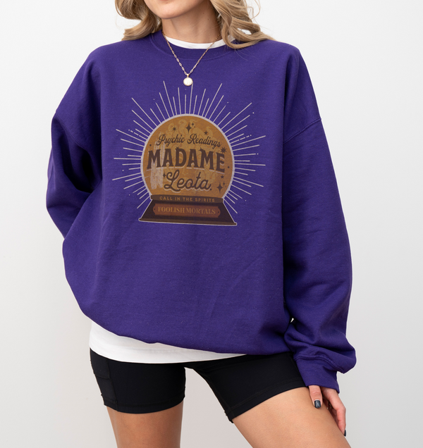 Madame Leota Psychic Readings Gildan Unisex Heavy Blend™ Crewneck Sweatshirt