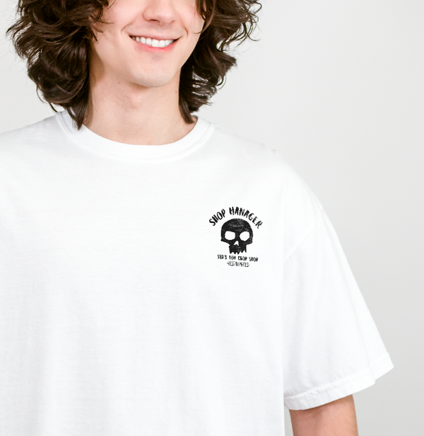 Sid's Toy Chop Shop - Shop Manager Comfort Colors Unisex Garment-Dyed T-shirt