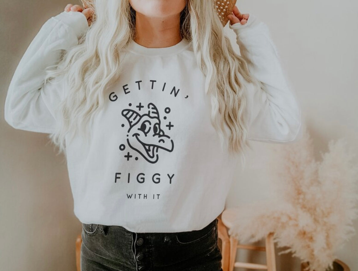 Gettin' Figgy With It Gildan Unisex Heavy Blend™ Crewneck Sweatshirt