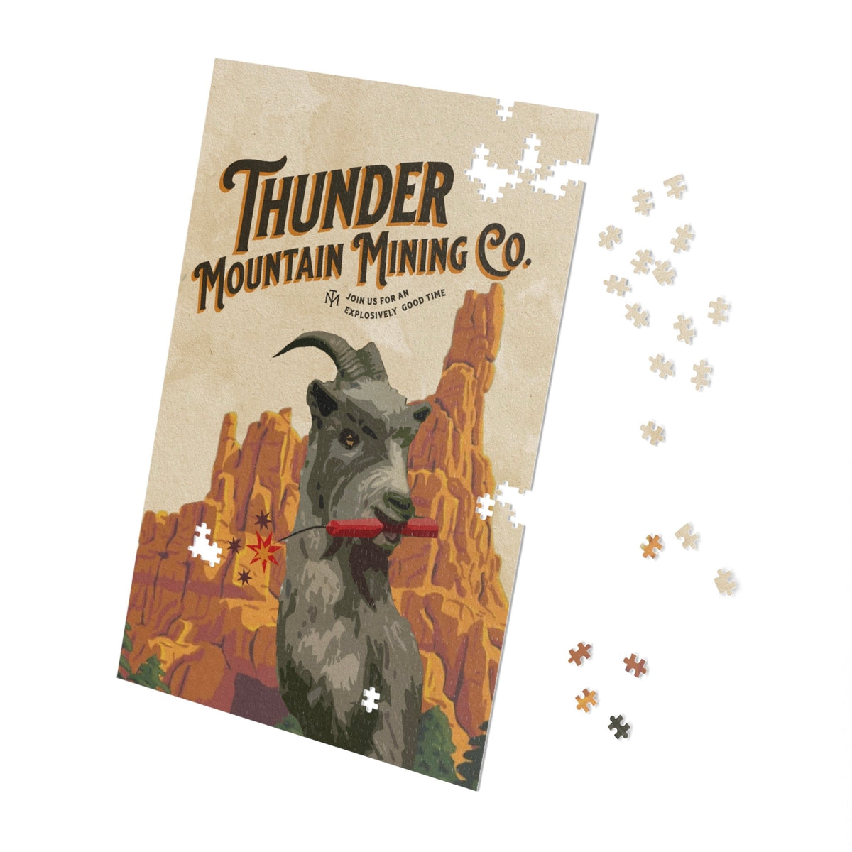 Thunder Mountain Mining Co Jigsaw Puzzle