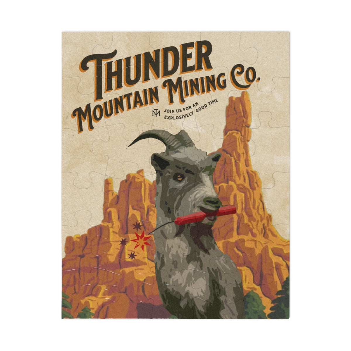 Thunder Mountain Mining Co Jigsaw Puzzle