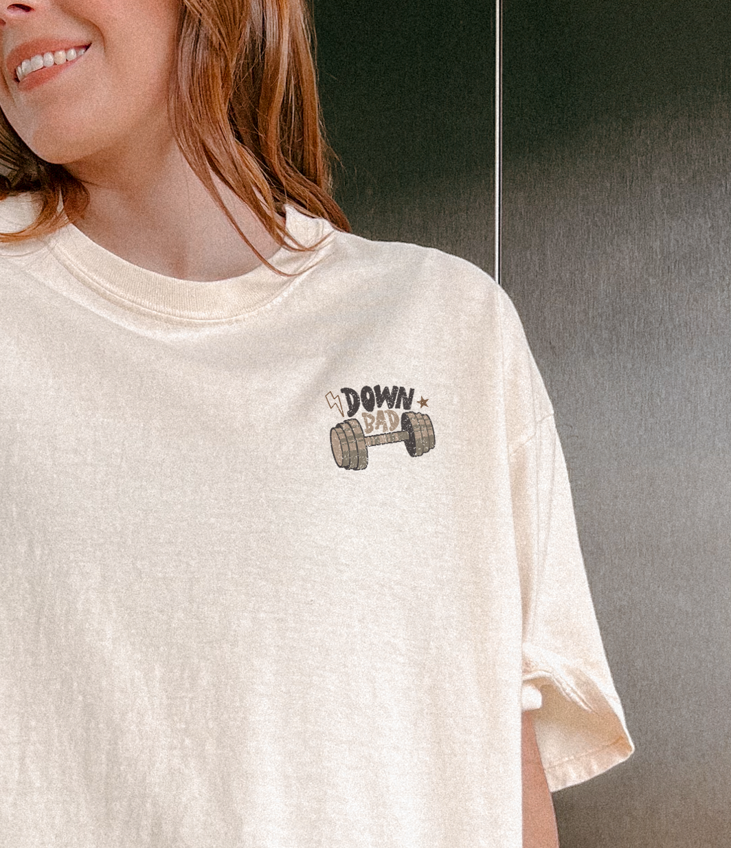 Down Bad Crying at the Gym Comfort Colors Unisex Garment-Dyed T-shirt