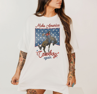 Make America Cowboy Again Comfort Colors Unisex Garment-Dyed T-shirt