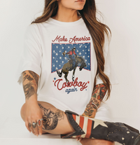 Make America Cowboy Again Comfort Colors Unisex Garment-Dyed T-shirt