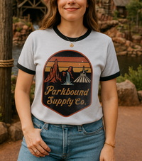 Parkbound Vintage Ringer Tee — The Triple Mountain Badge