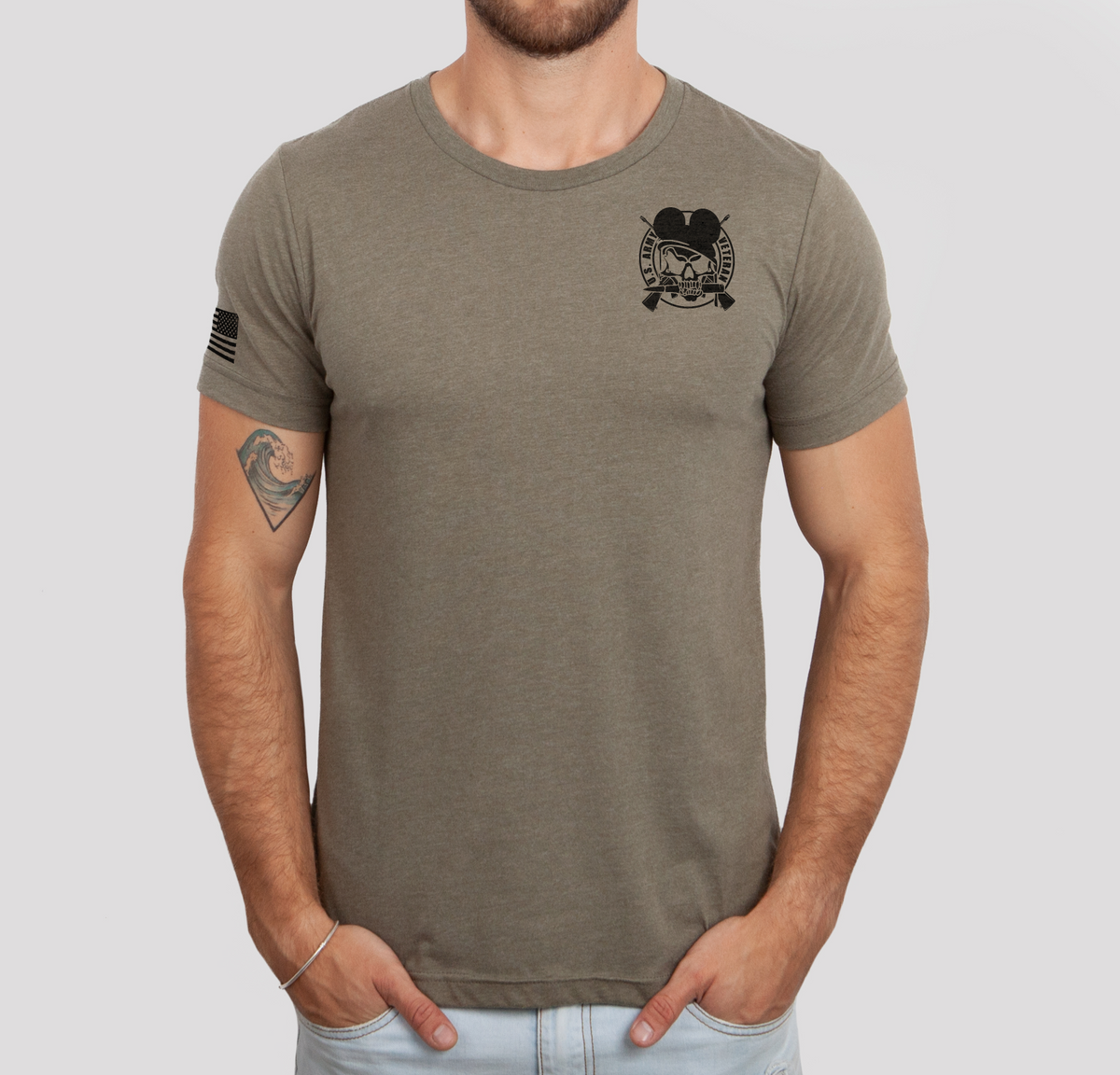 U.S. Army Veteran Bella Canvas Unisex Jersey Short Sleeve Tee