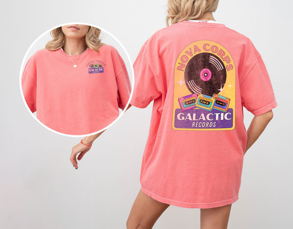 Galactic Records Comfort Colors Unisex Garment-Dyed T-shirt
