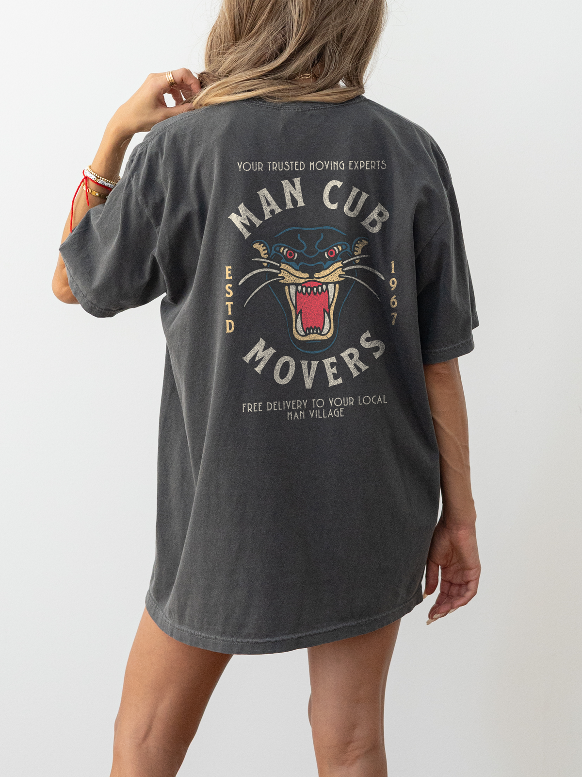 Man Cub Movers Comfort Colors Unisex Garment-Dyed T-shirt