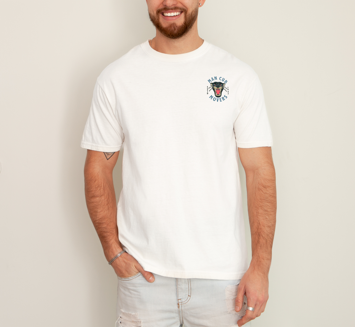 Man Cub Movers Comfort Colors Unisex Garment-Dyed T-shirt