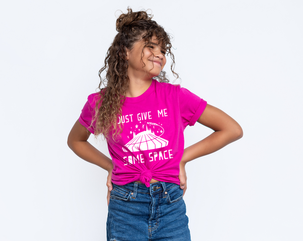 Just Give Me Some Space Bella Canvas Youth Short Sleeve Tee