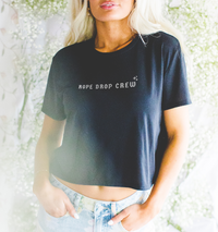 Rope Drop Crew Bella Canvas Women's Flowy Cropped Tee