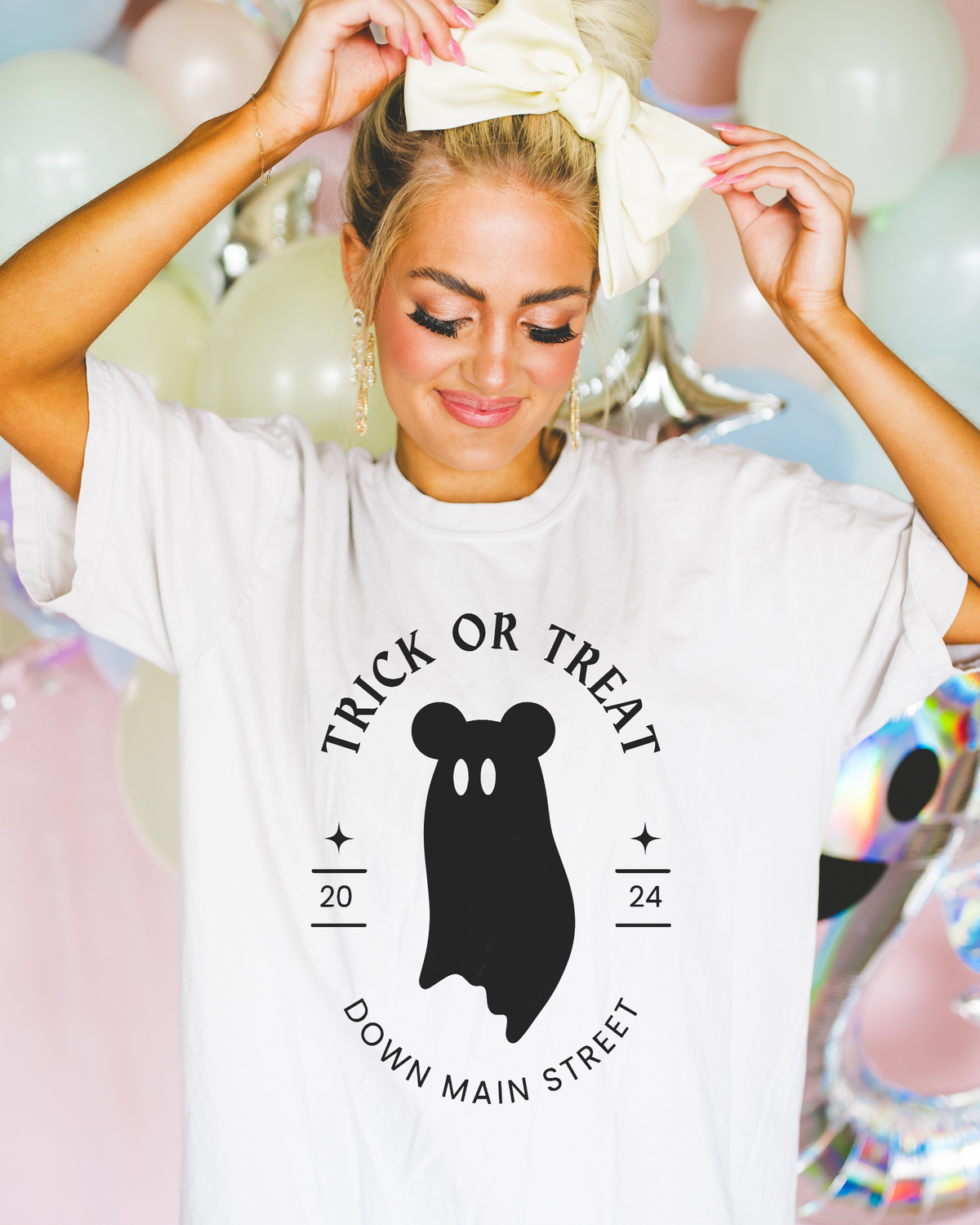 Trick or Treat Down Main Street Comfort Colors Unisex Garment-Dyed T-shirt
