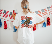 Make America Cowboy Again Comfort Colors Unisex Garment-Dyed T-shirt