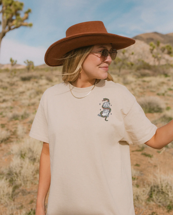 There's A Snake In My Boot Bella Canvas Unisex Jersey Short Sleeve Tee