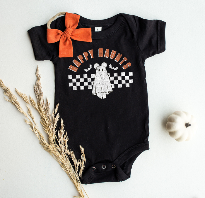 Happy Haunts Rabbit Skins Infant Fine Jersey Bodysuit