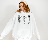 Dancing Skeletons with Ears Gildan Unisex Heavy Blend™ Hooded Sweatshirt