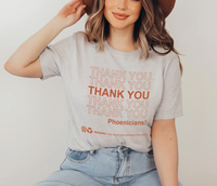 Thank You Phoenicians Bella Canvas Unisex Jersey Short Sleeve Tee