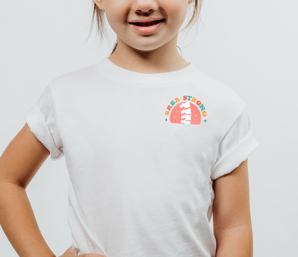 Brea Strong Bella Canvas Youth Short Sleeve Tee