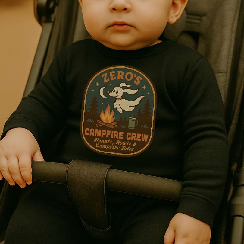 Zero's Campfire Crew Rabbit Skins Infant Long Legged Baby Rib Bodysuit