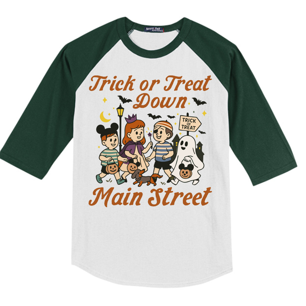 WHITE / FOREST - FRONT