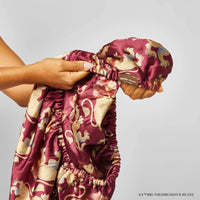 Harry Potter X Kitsch Satin-Wrapped Hair Towel - Gryffindor