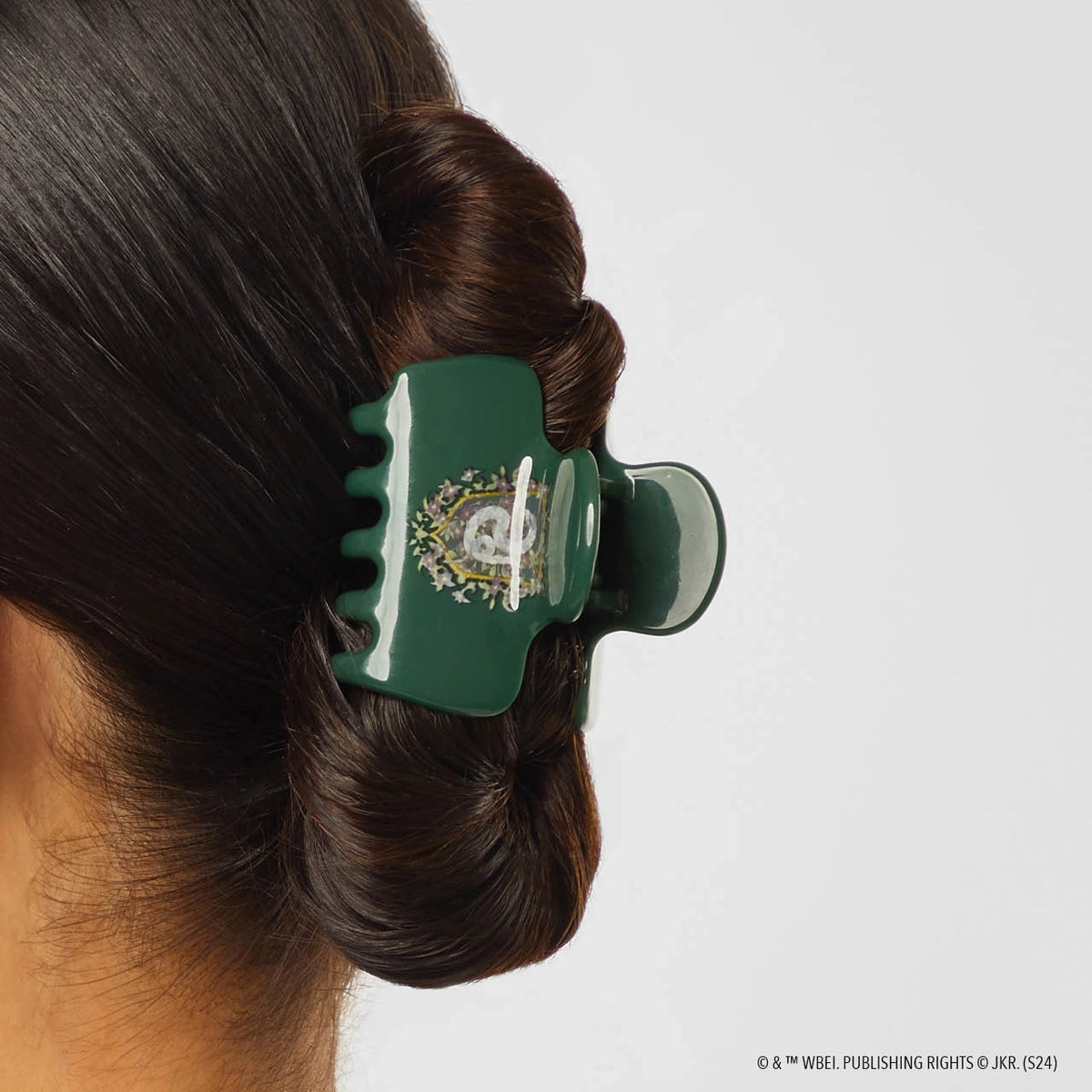 Harry Potter X Kitsch Recycled Cloud Clawclip 1pc-Slytherin