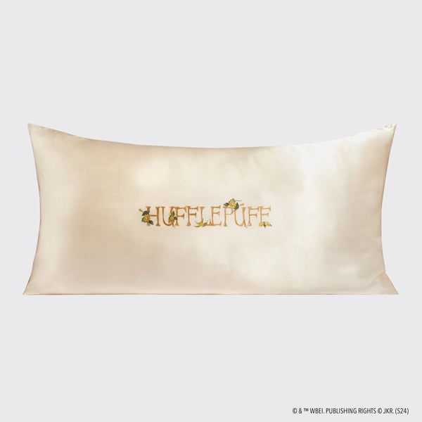 Harry Potter X Kitsch Satin Pillowcase King - Hufflepuff