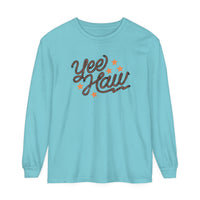 Yee Haw Comfort Colors Unisex Garment-dyed Long Sleeve T-Shirt