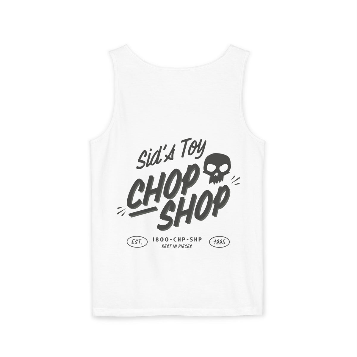 Sid's Toy Chop Shop Unisex Comfort Colors Garment-Dyed Tank Top