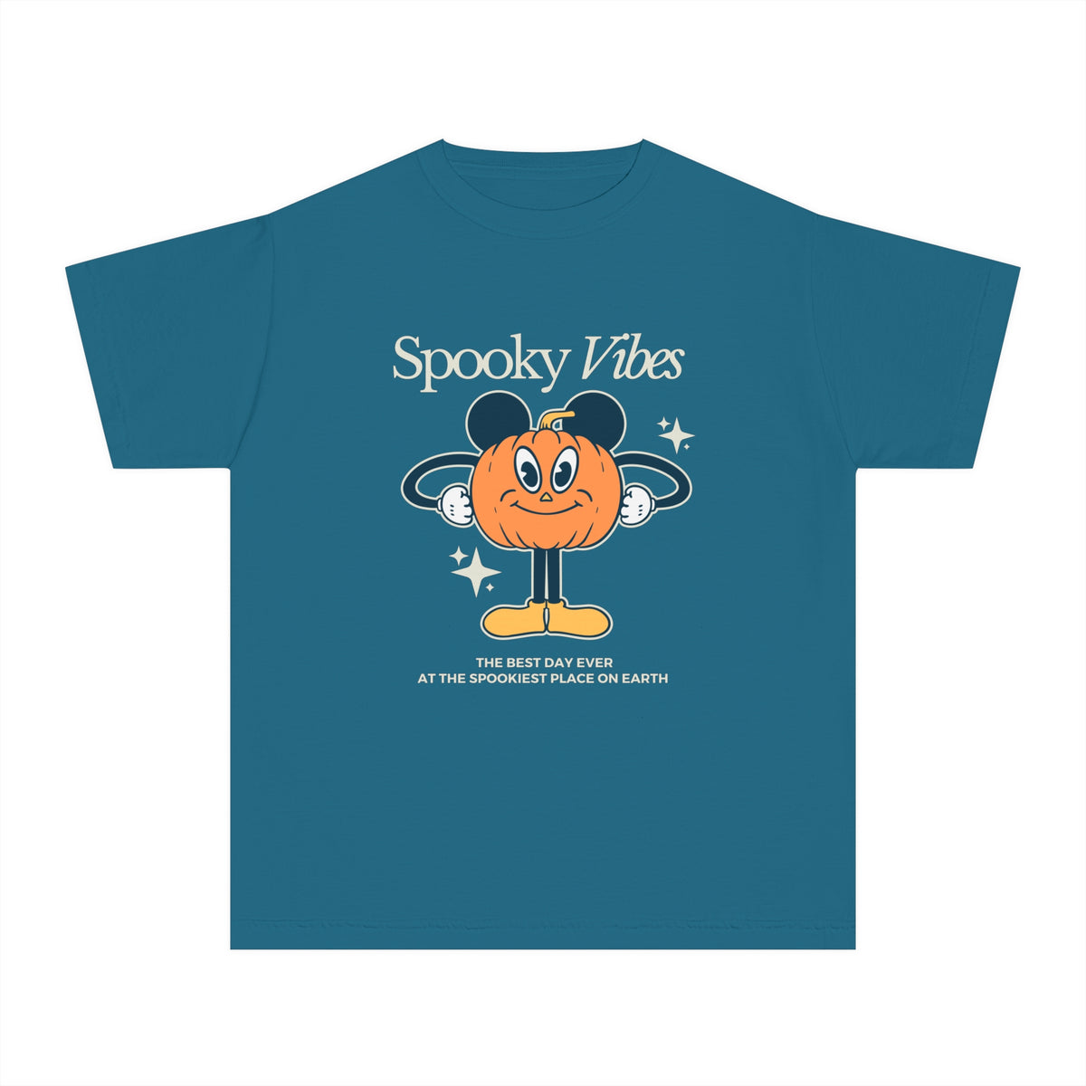 Spooky Vibes Comfort Colors Youth Midweight Tee