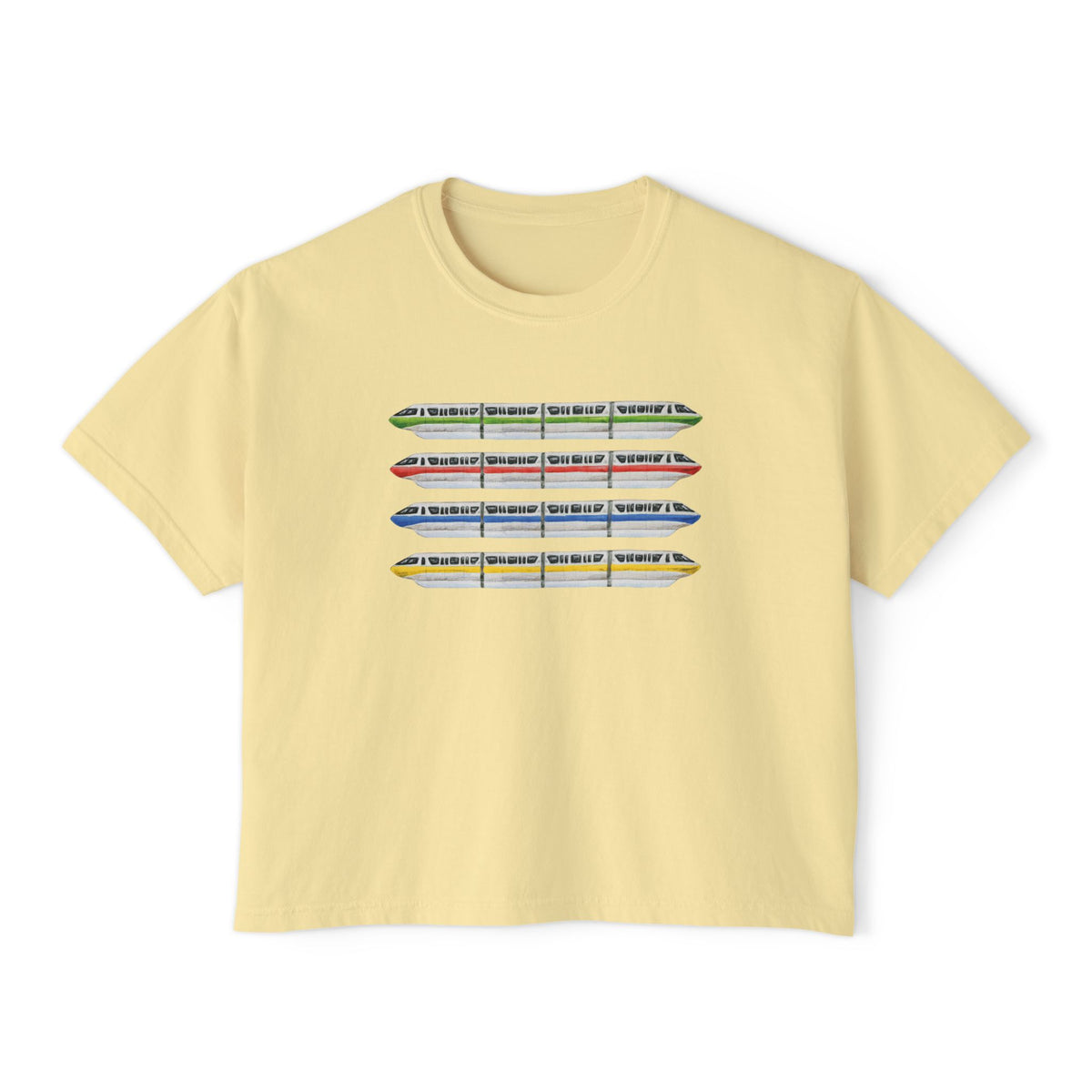 Monorails Comfort Colors Women's Boxy Tee