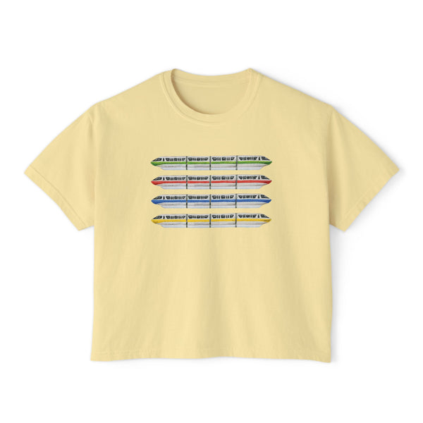 Monorails Comfort Colors Women's Boxy Tee