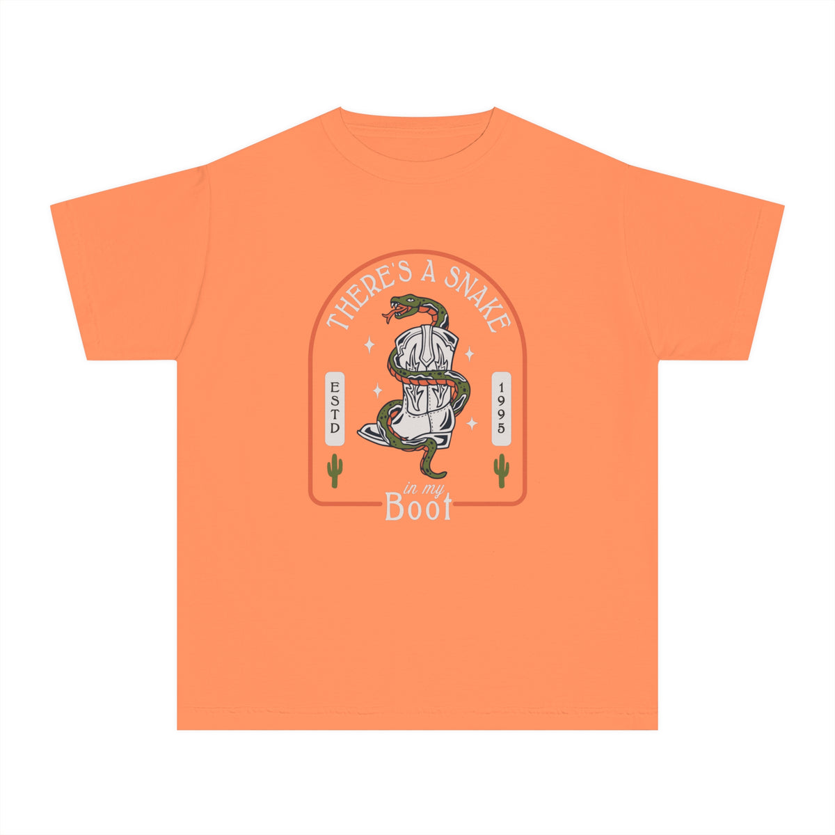 There's A Snake In My Boot Comfort Colors Youth Midweight Tee