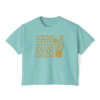 Tropical Serenade Comfort Colors Women's Boxy Tee