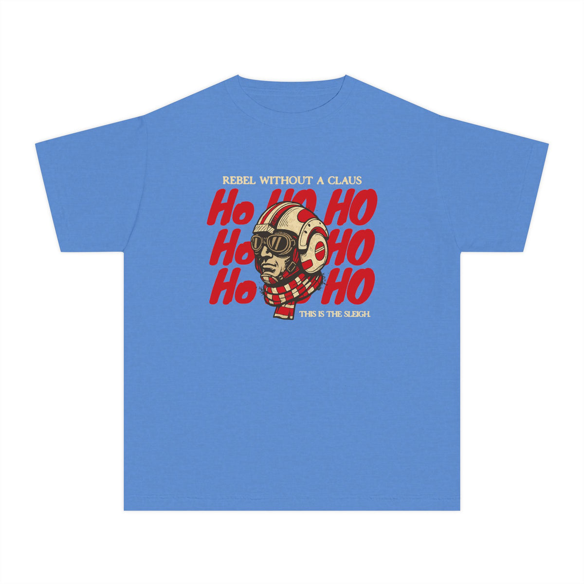 Rebel Without a Claus Comfort Colors Youth Midweight Tee