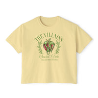 The Villains Social Club Comfort Colors Women's Boxy Tee