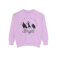 Making Spirits Bright Comfort Colors Unisex Garment-Dyed Sweatshirt