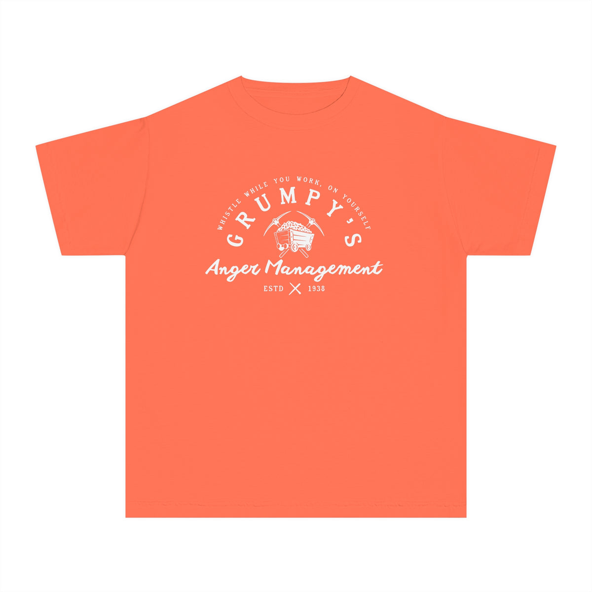 Grumpy’s Anger Management Comfort Colors Youth Midweight Tee