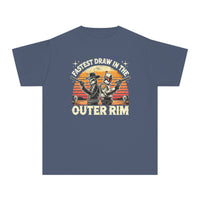 Fastest Draw in the Outer Rim Comfort Colors Youth Midweight Tee